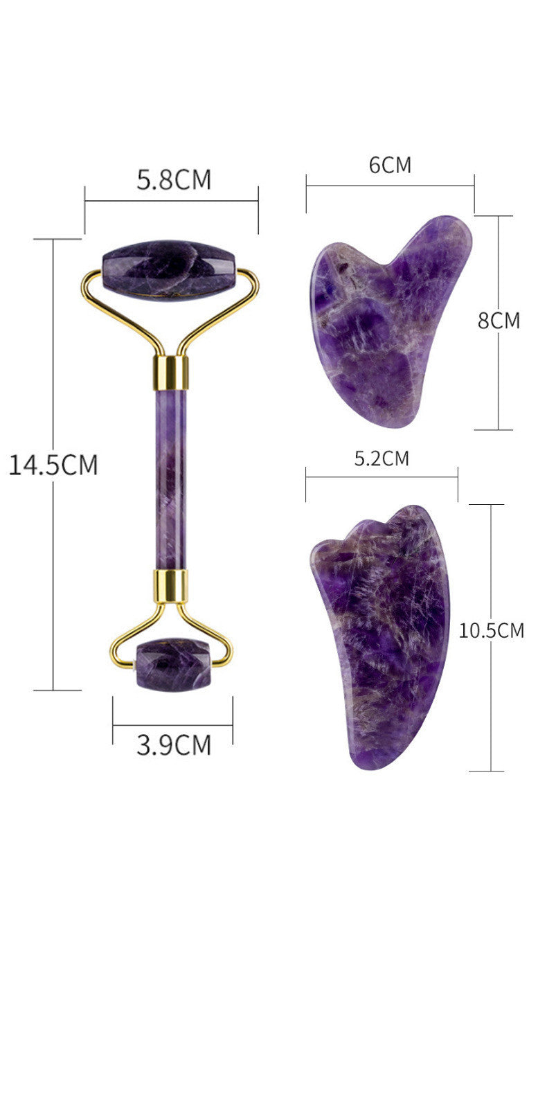 Amethyst Gua Sha Massager